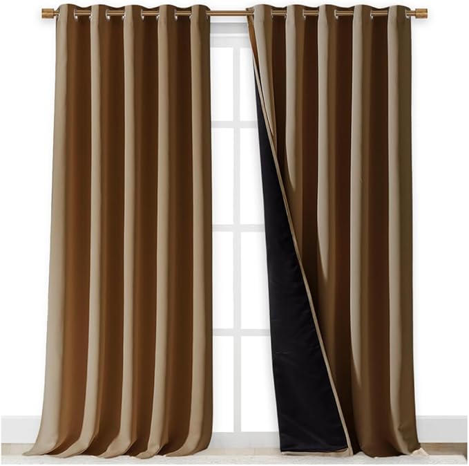 NICETOWN 100% Blackout Blinds, 70 inches x 108 inches, Laundry Room Decor - Image 2