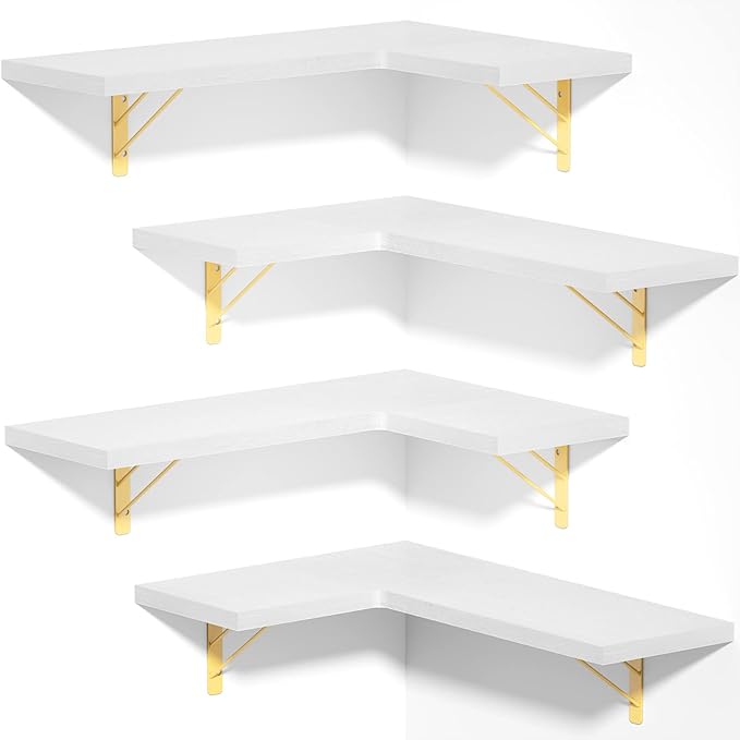 Love-KANKEI Corner Shelf Wall Mounted, Floating Wall Shelves by Love-KANKEI