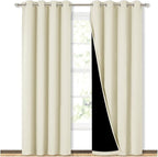 NICETOWN Living Room Completely Shaded Draperies, Privacy Protection & Noise by NICETOWN