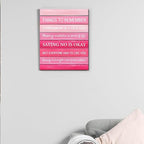 Inspirational Pink Wall Art Decor, Preppy Motivational Room Sign - Image 7