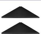 evron Corner Mounting Shelf Set of 2 – Easy to Install Floating Wall Shelves by evron