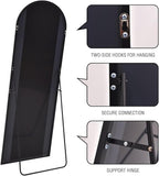 DMWOODFL 58"x18" Arched Full Length Mirror - Image 3