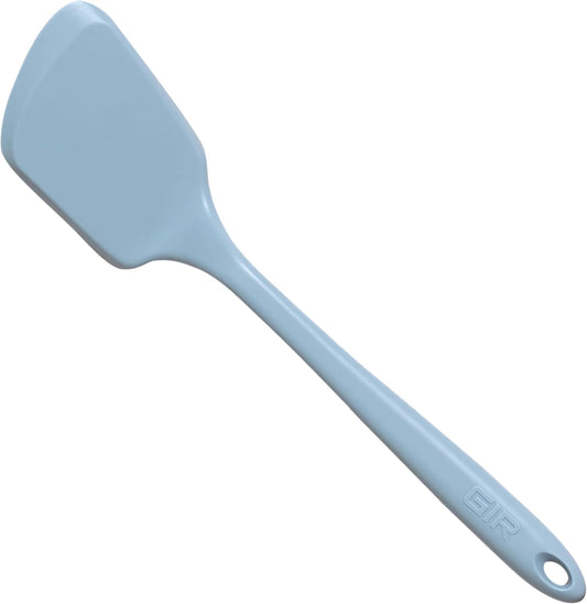 GIR: Get It Right Silicone Cooking Spatula Turner - Mini 11-In Slate - One-Piece Design & Heat-Resistant up to 425°F - Versatile Pancake Flipper & Baking Spatula With Ergonomic Handle