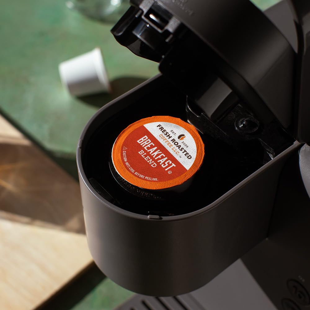 Fresh Roasted Coffee, Breakfast Blend, Light Roast, 96 Pods for K Cup Brewers