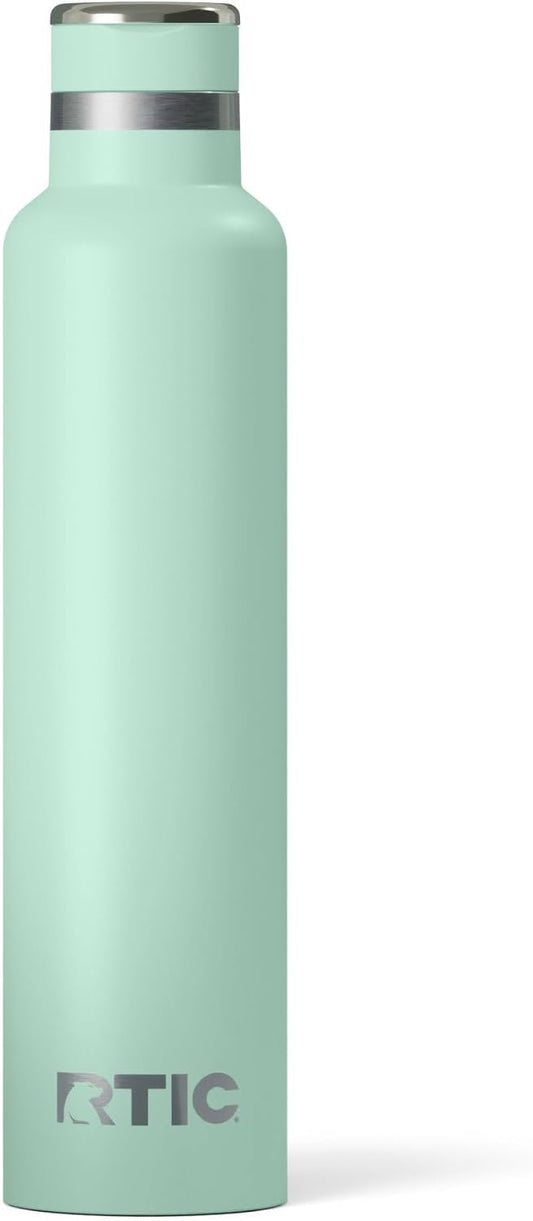 RTIC 26oz Journey Bottle Metal Stainless Steel Vacuum Insulated, BPA Free, Reusable, for Water, Hot and Cold Drinks, Travel, Sports, Camping, Fresh Mint