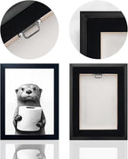 Bathroom Picture Wall Decor, Framed Black and White Bathroom Wall Art, Toilet - Image 3