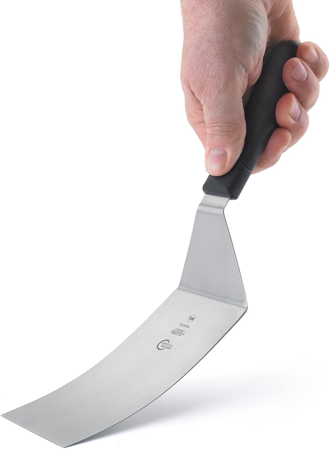 Mercer Culinary Millennia Turner/Spatula, 6 Inch x 3 Inch Blade, Black Handle