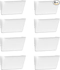 MINDEPOT 8 Pack hanging wall file clear by MINDEPOT