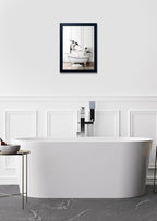 Kids Bathroom Wall Art Framed Black and White Animal Wall Art Cute Penguins in - Image 7