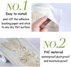 Creation Core 4.2x196.8 Waterproof Wallpaper Border 3D Pattern Wall Decor - Image 7