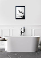Framed Bathroom Decor Wall Art Elephant in Bathtub Pictures Wall Decor Funny - Image 6