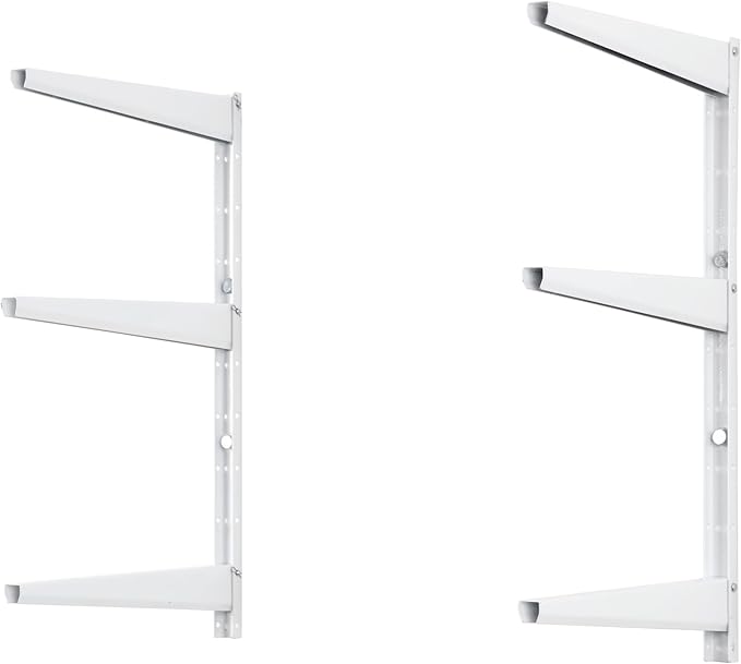 Delta Minimalistic White Shelf Brackets Cycle, Holds Up to 480 lbs, Modern by deltaCycleandHome