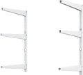 Delta Minimalistic White Shelf Brackets Cycle, Holds Up to 480 lbs, Modern by deltaCycleandHome