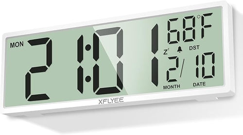 14.5'' Large Digital Wall Clock Battery Operated by Xflyee