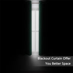 LEMOMO Blackout Curtains 66 x 72 Inch Long Dark Green Curtains Set of 2 Panels - Image 3