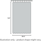 NICETOWN Privacy Room Divider Curtain Screen Partitions, Closet Door Curtain - Image 10