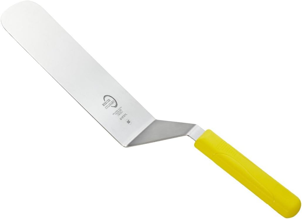 Mercer Culinary Millennia Turner, 8 Inch x 3 Inch Blade, Yellow Handle