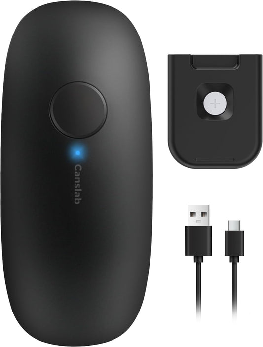 Rechargeable Electric Can Openers for Kitchen for Seniors with Arthritis- USB Battery Automatic Can Opener for Any Size Can - Smooth Edge, Handsfree, Portable Small One Touch Opener