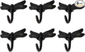 6 pcs Oil Rubbed Bronze Dragonfly Decorative Wall Hooks by DIYDecorHub