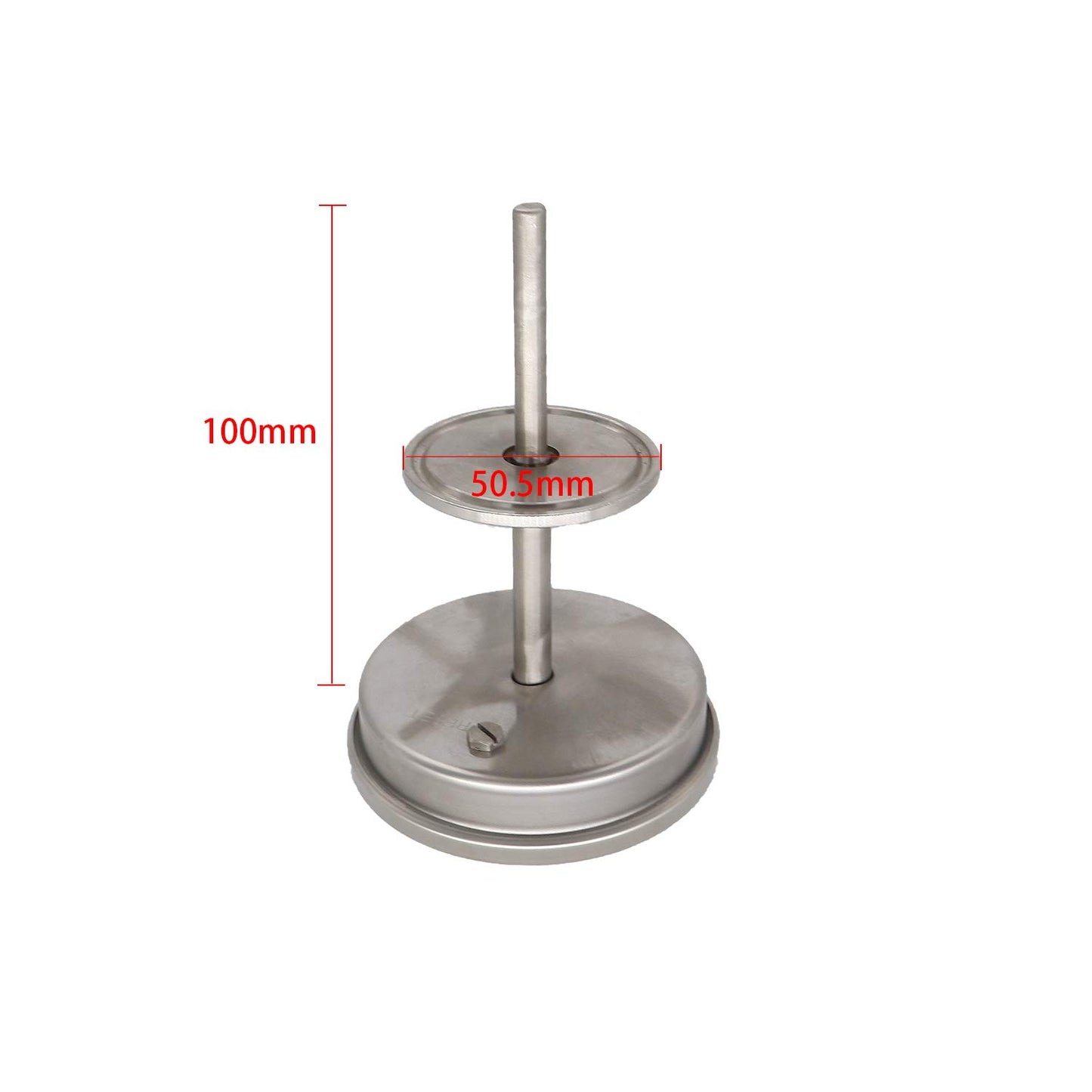 Stainless Steel Bi-Metal Thermometer,1.5" Tri-clamp 4" Stem, 3" Dial, 0 to 200 F Degrees