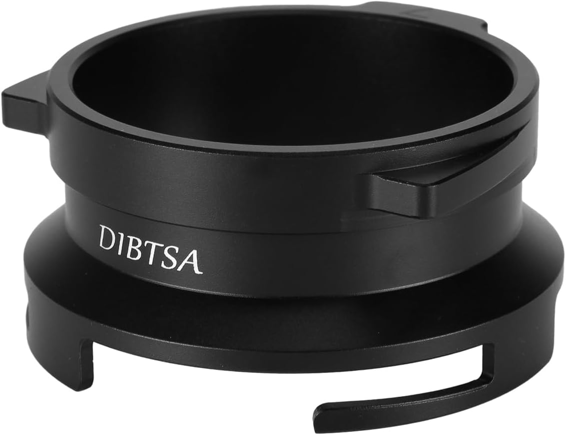 Espresso Dosing Funnel Compatible with Barsetto, Calphalon Temp IQ 58mm Portafilter, Aluminum Alloy, Black