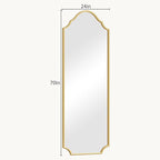 WallBeyond Arched Full Length Mirror Wall Mounted, Living Room, Hanging or - Image 7