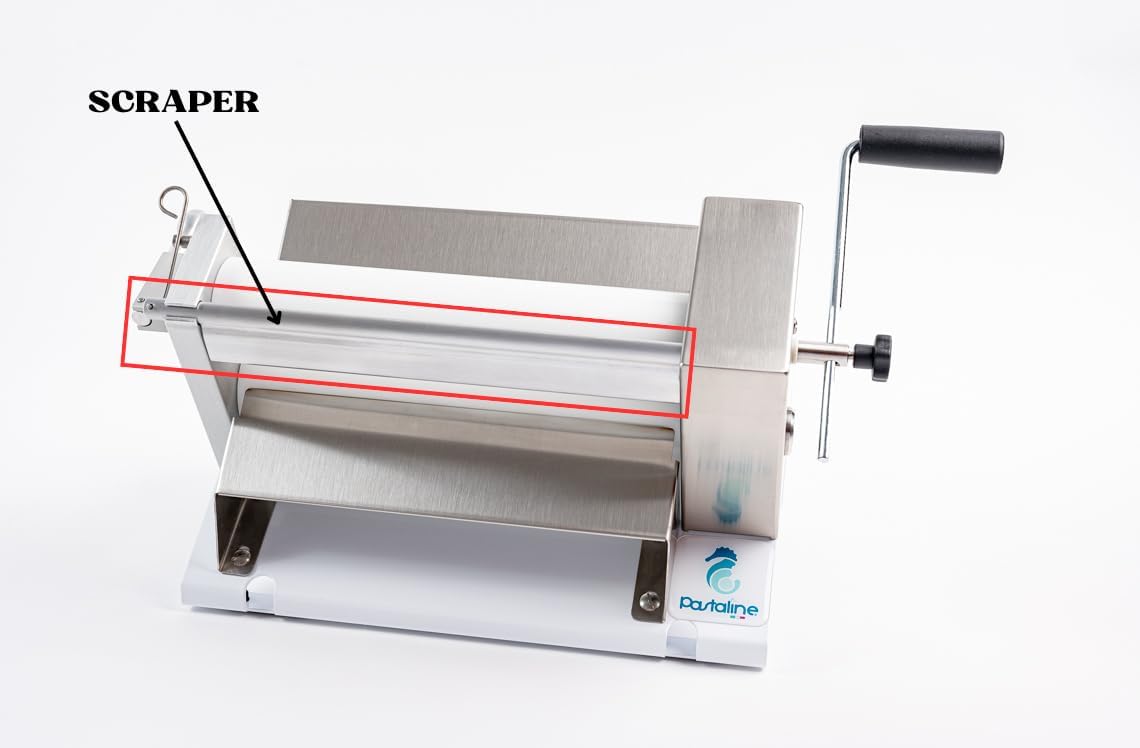 Manual Dough Sheeter Machine - Sfogliafacile NSF Manual Pasta Maker Machine for Icing, Marzipan and Puff Pastry | Easy Install Dough Sheeter Machine for Home or Small Commercial Kitchens