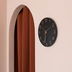 mooas Flatwood Black Wall Clock - Image 4