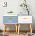 Safiyya Blue Contact Paper Grey Blue Peel and Stick Wallpaper Removable - Image 2