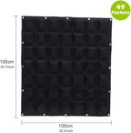 Hanging Planting Grow Bags, 49 Pockets Hanging Vertical Wall Planter Wall - Image 2