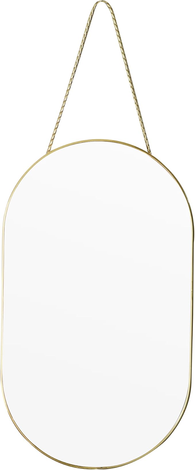 Gold Oval Mirror, Vanity Mirror by Unknown