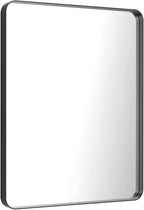 LOAAO 30X36 Inch Black Metal Framed Bathroom Mirror - Image 3