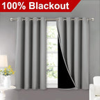 NICETOWN 100% Blackout Curtains - Image 2