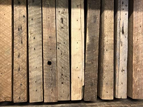 Urban Legacy Accent Shelves | Reclaimed Barn Plank | Set of 2 with Full Brackets (Natural 24"x 4.5"x 2")