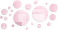 Shappy 32 Pcs Acrylic Mirror Wall Stickers Removable Round Wall Decal Circle by Shappy