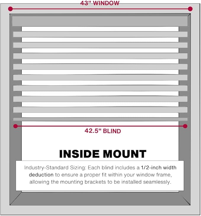 LOTUS & WINDOWARE Cordless Mini Blind, Window Blinds - Image 7