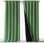 NICETOWN 100% Blackout Blinds, 70 inches x 108 inches, Forest Green, Laundry - Image 2