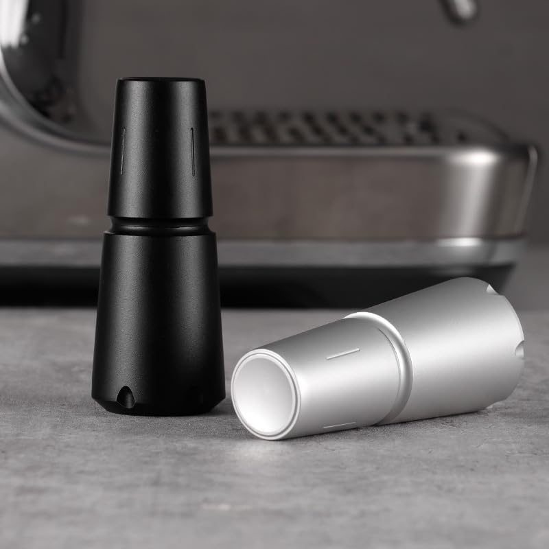 Modern Coffee WDT Espresso Distribution Tool, Geometric Design, Manual Adjustable, Black