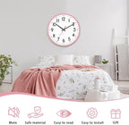 HZDHCLH Wall Clock Silent Wall Clocks Battery Operated 10 Inch Modern Non - Image 2