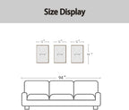 KISSFOX 3 Piece Framed Wall Art Wildflowers Wall Decor Botanical Canvas Art - Image 7