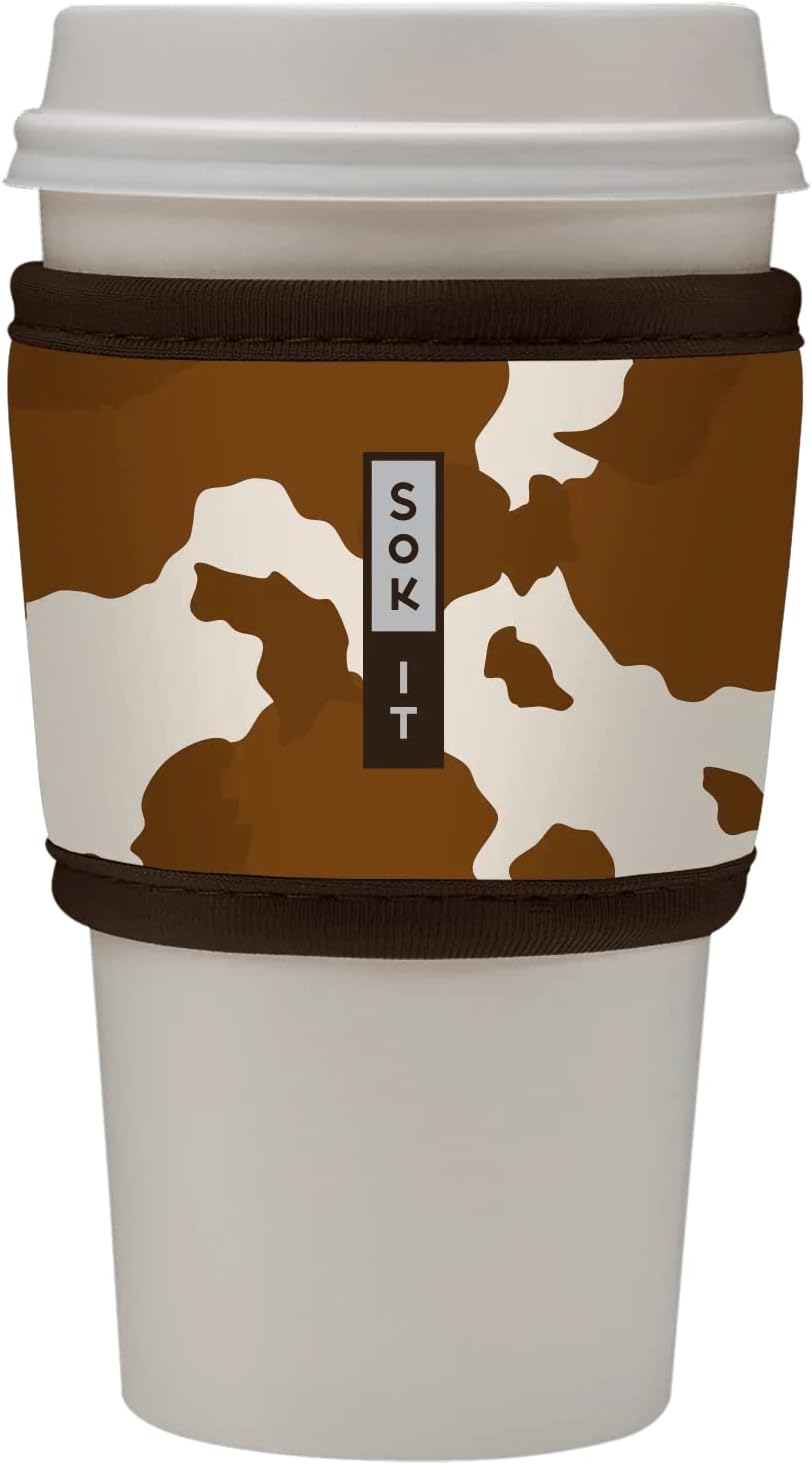 Sok It HotSok Coffee & Tea Reusable Insulated Neoprene Cup Sleeve (Cowgirl)