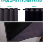 NICETOWN 100% Blackout Curtains - Image 5