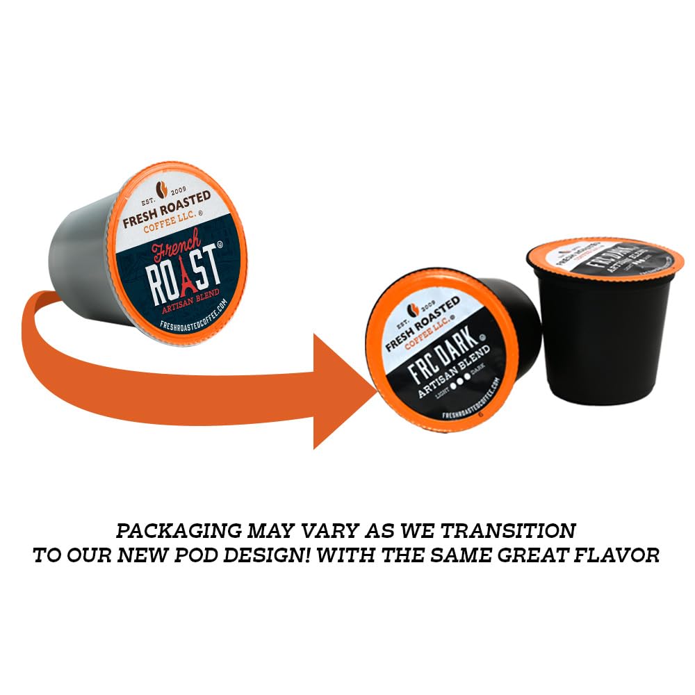 Fresh Roasted Coffee, Dark Sumatra Mandheling |100% Single Origin | Dark Roast, 72 Pods for K Cup Brewers