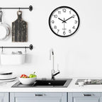 XFM Large Wall Clock Black Silent Wall Clocks Battery Operated 16 Inch Modern - Image 3