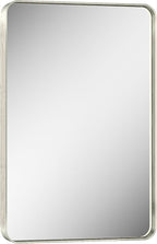 Keonjinn 20 x 30 Inch Brushed Nickel Bathroom Mirrors - Image 9
