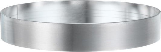 HARFINGTON Round Cake Ring 4.72 x 1 Inch Seamless Stainless Steel Pastry Mousse Dessert Ring Mirror Coating for Baking Cooking English Muffins Crumpet Making Tool