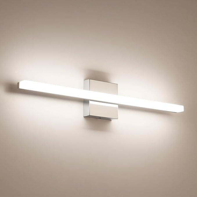 Combuh Lights for Bathroom Vanity Fixtures Above Mirror Soft Shadow Free Wall by Combuh