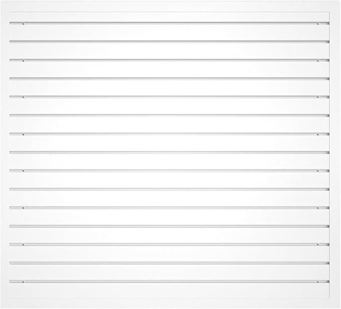 NeatiEase Slatwall Panel Wall Storage Systems, 4 x 4ft Slat Wall Paneling by NeatiEase