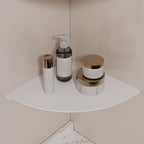 Small Wall Mounted Floating Corner Shelves 7 inch Metal Shelf Corner Shelf - Image 8