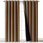 NICETOWN Full Shade Curtain Panels, 70 x 84 inch, Pair of Energy Smart & Noise - Image 2